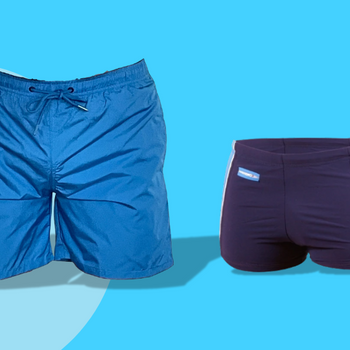 Blaue Badehose