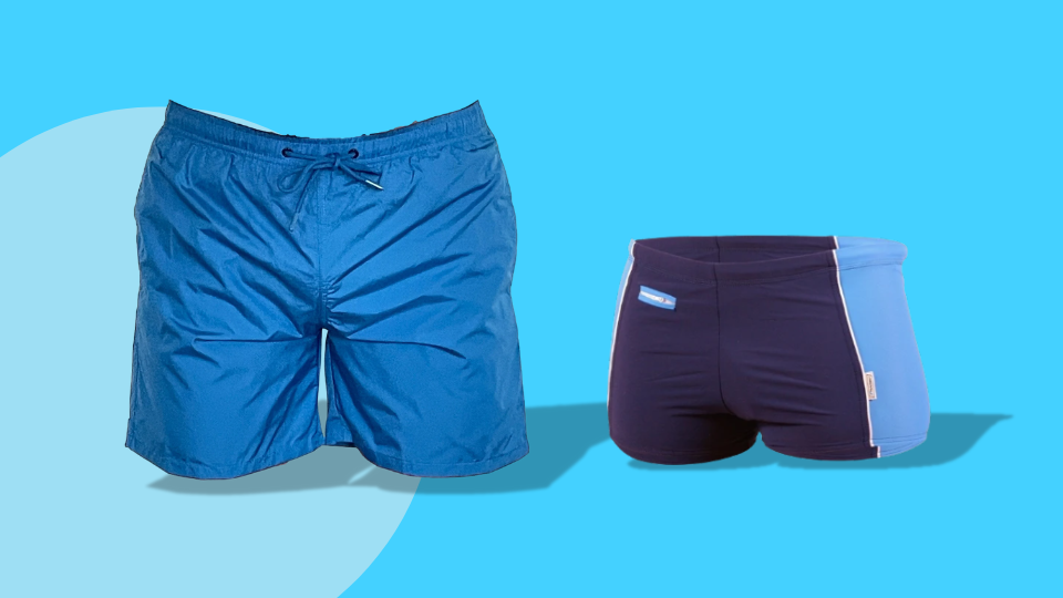 Blaue Badehose