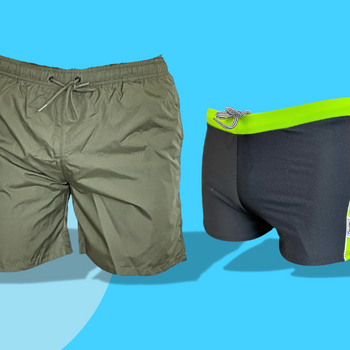 Grüne Badehose