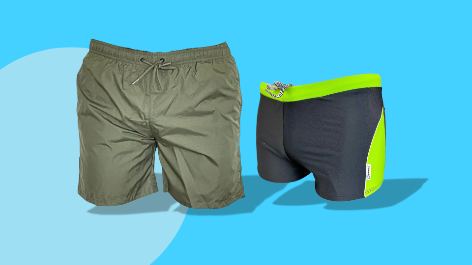 Grüne Badehose