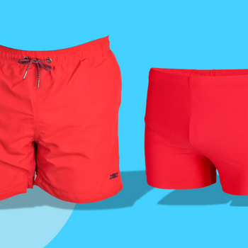 Rote Badehose