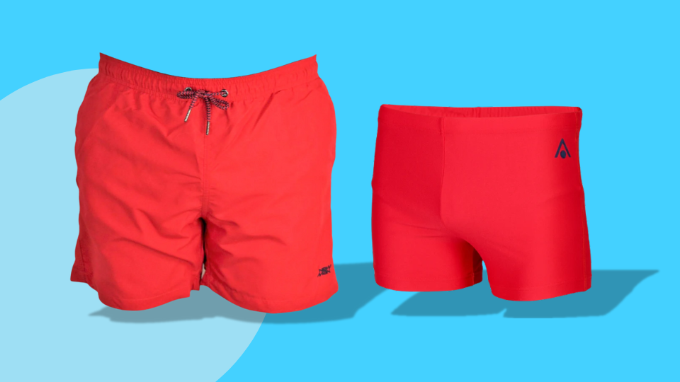 Rote Badehose