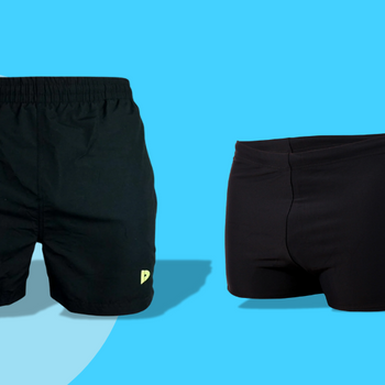 Schwarze Badehose