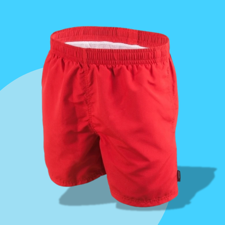 Einfarbige Badeshorts