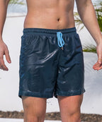 Sea'sons Haupt Badehose Grau Blau