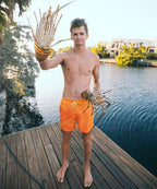Sea'sons Main Badeshorts Orange Yellow
