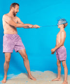 Sea'sons Liquid Lines Badehose Lila Pink