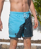 Sea'sons Haupt Badehose Grau Blau