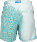 Sea'sons Mosaik Badehose Minzgrün