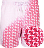 Sea'sons Badehose Geometrisch Rot