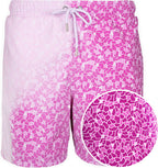 Sea'sons Mosaik Badehose Pink