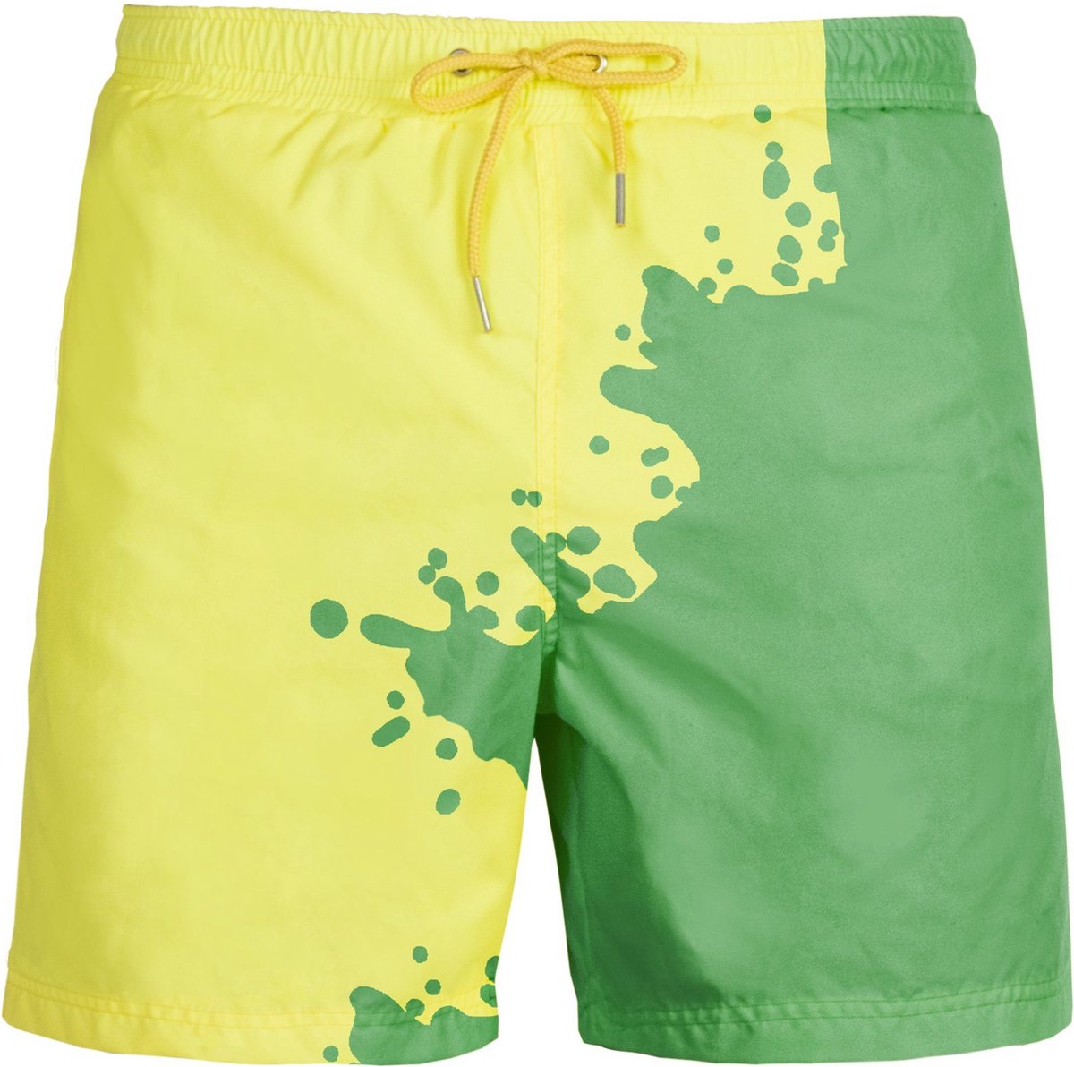 Sea'sons Haupt Badehose Grün Gelb