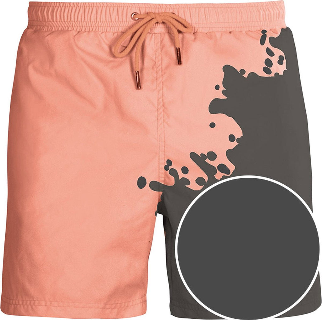 Sea'sons Main Badeshorts Grau Coral