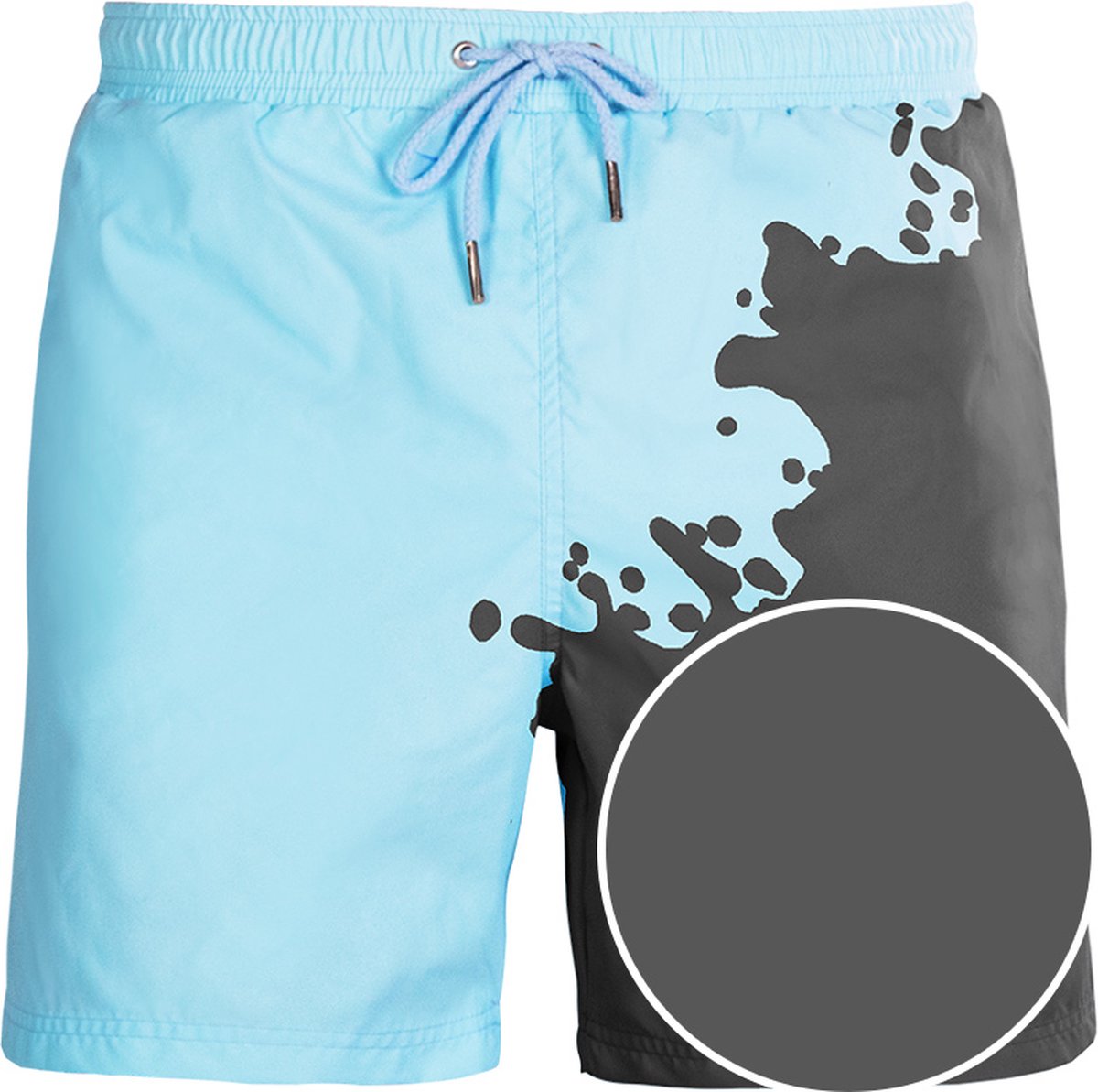 Sea'sons Haupt Badehose Grau Blau