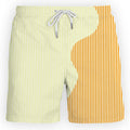 Sea'sons Gestreifte Badeshorts Orange Yellow
