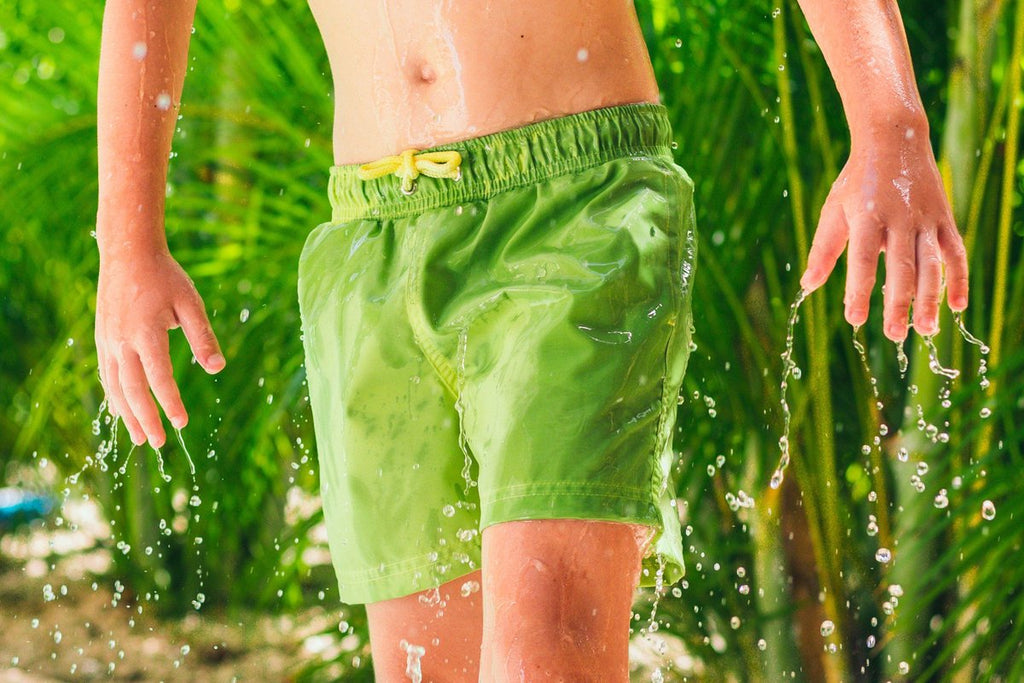 Sea'sons Haupt Badehose Grün Gelb