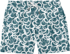 Sea'sons Gemusterte Badeshorts Blau