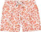 Sea'sons Gemusterte Badeshorts Koral