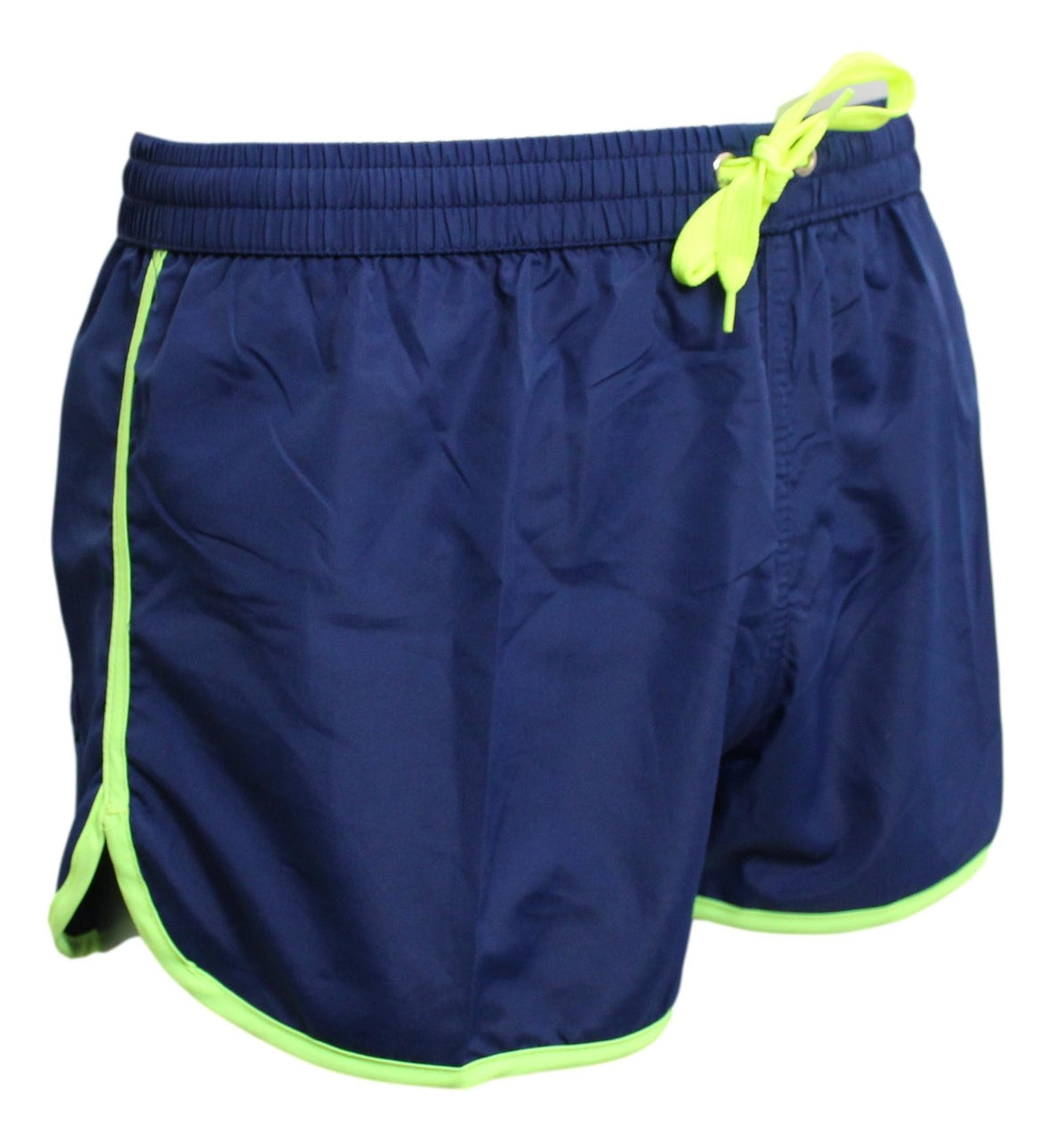 Shortshort Navy / neon groen
