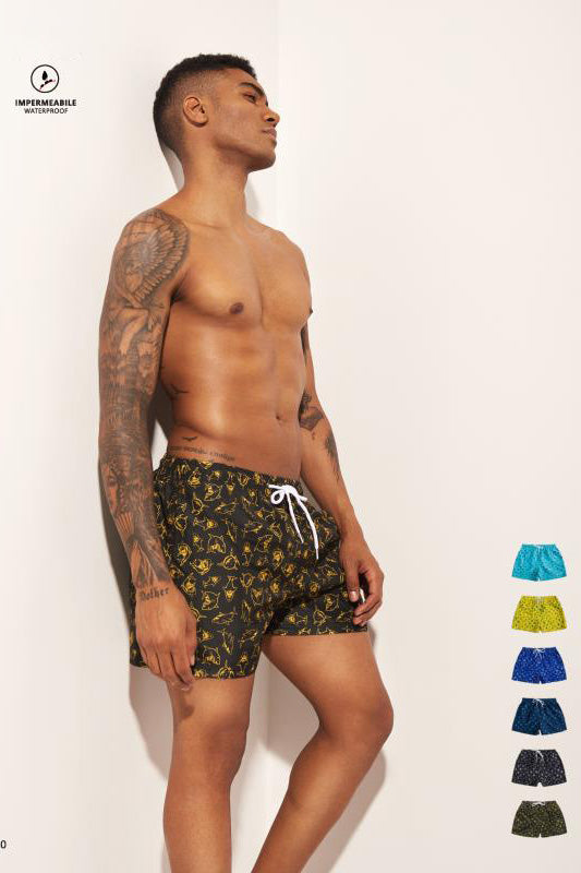 Badeshorts Sharks Gelb