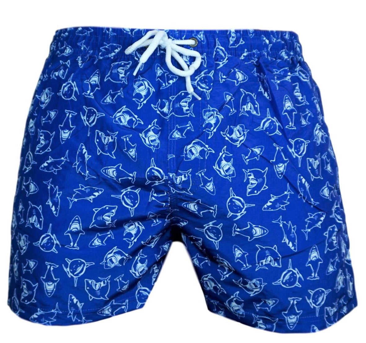 Badeshorts Sharks Kobalt