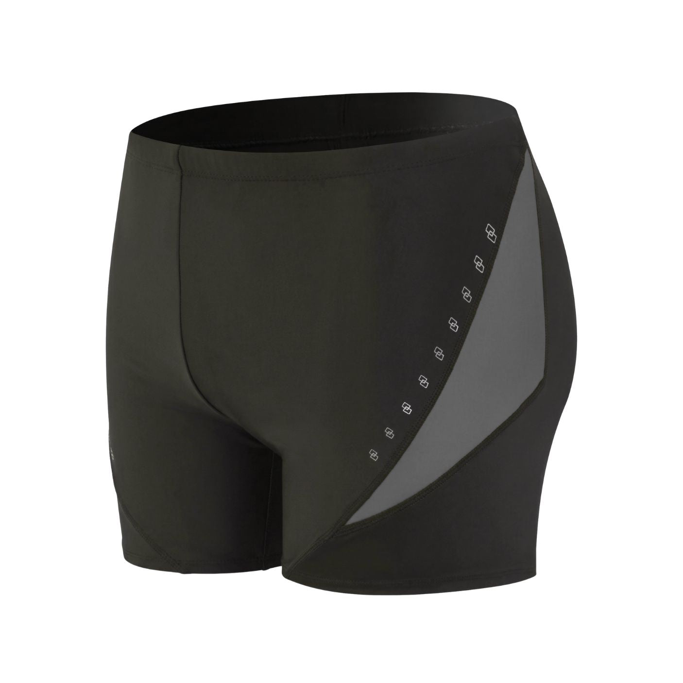 Badeboxer Aero Curve Grau / Schwarz