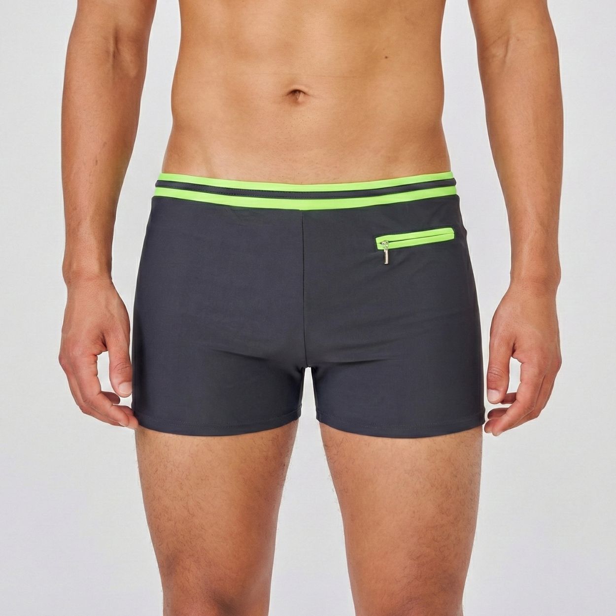 Badeboxer Portimão - Neon/Grau