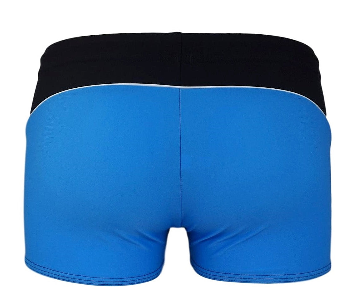 Badeboxer Colourback Blau