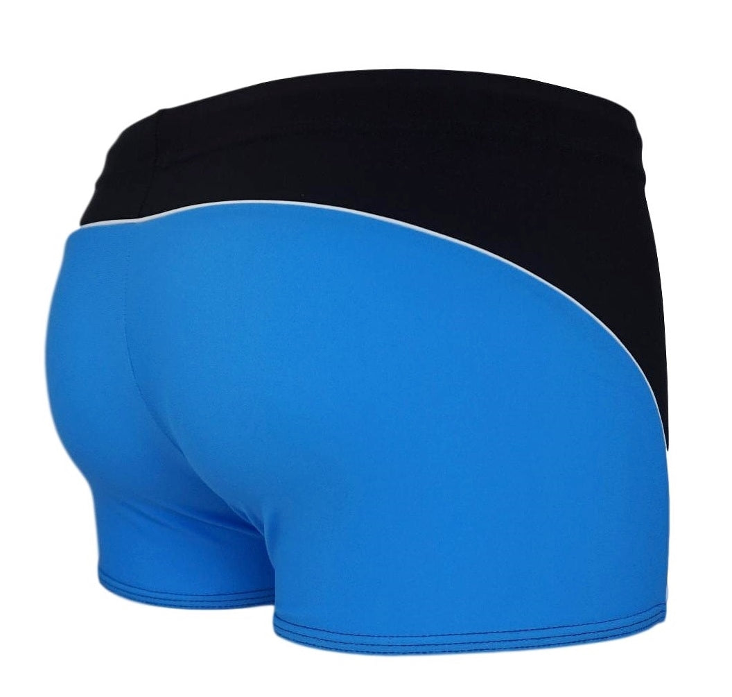 Badeboxer Colourback Blau