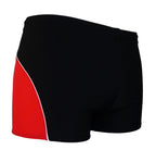 High-quality image of zwemboxer colourback red