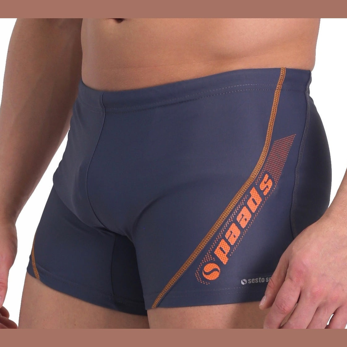 Speed Badeboxer Grau