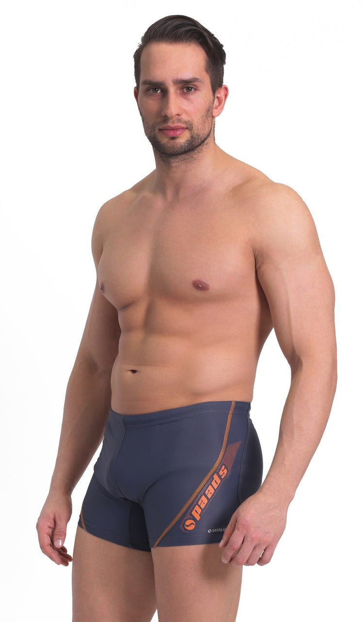 Speed Badeboxer Grau