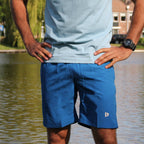 High-quality image of donnay microfiber ian short cobaltblauw