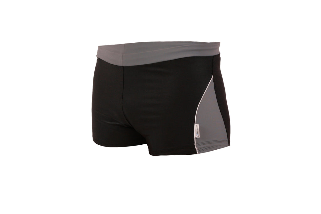 High-quality image of zwemboxer toronto black grey