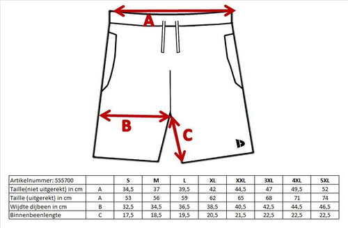 High-quality image of donnay performance short royal blue