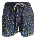 Zwemshort Black-druppel