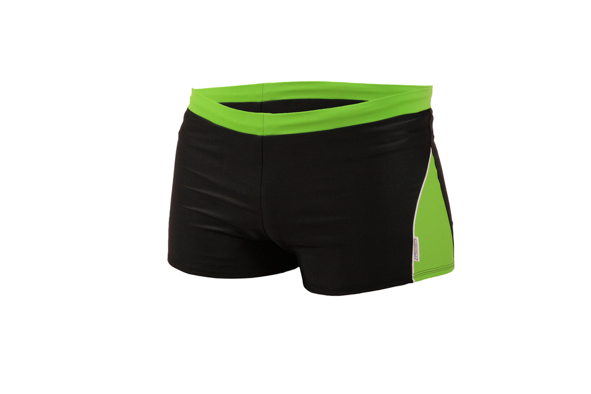 Badeboxer Toronto Schwarz/Grün