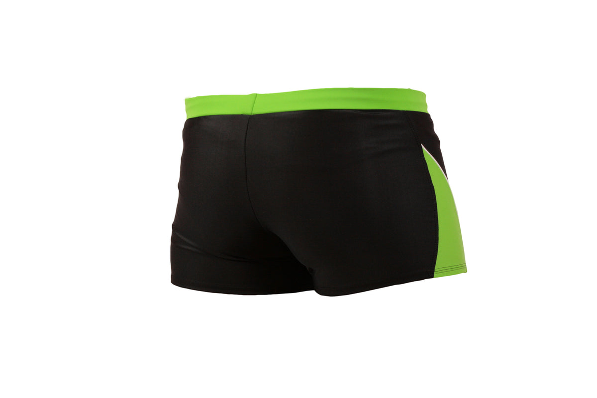 Badeboxer Toronto Schwarz/Grün