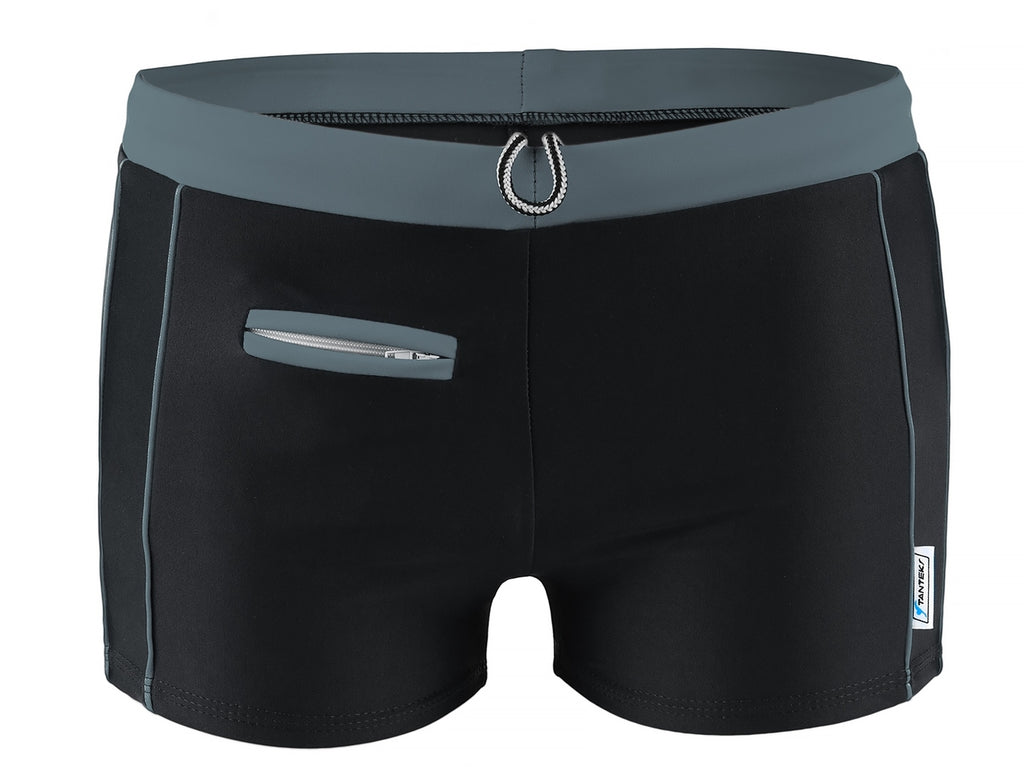 High-quality image of zwemboxer monaco grey