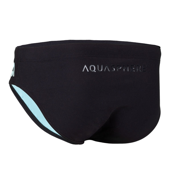 Essential Badehose 8 CM - Schwarz / Hellblau