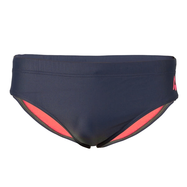 Essential zwemslip 8 CM - Darkgrey / Coral