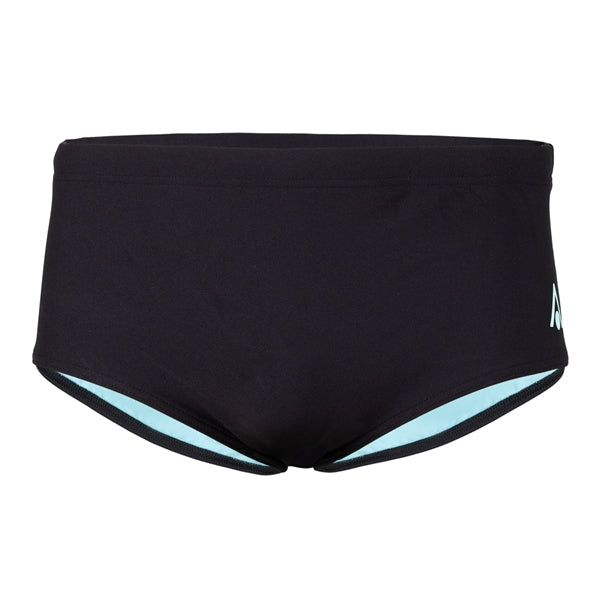 Essential Badehose Slip 14CM - Schwarz / Hellblau