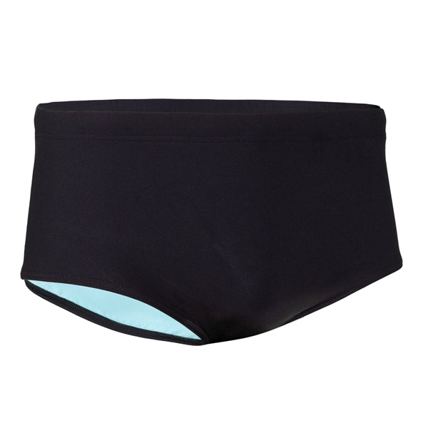 Essential Badehose Slip 14CM - Schwarz / Hellblau