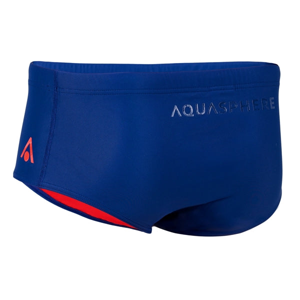 Essential Badehose Slip 14CM - Navyblau / Rot
