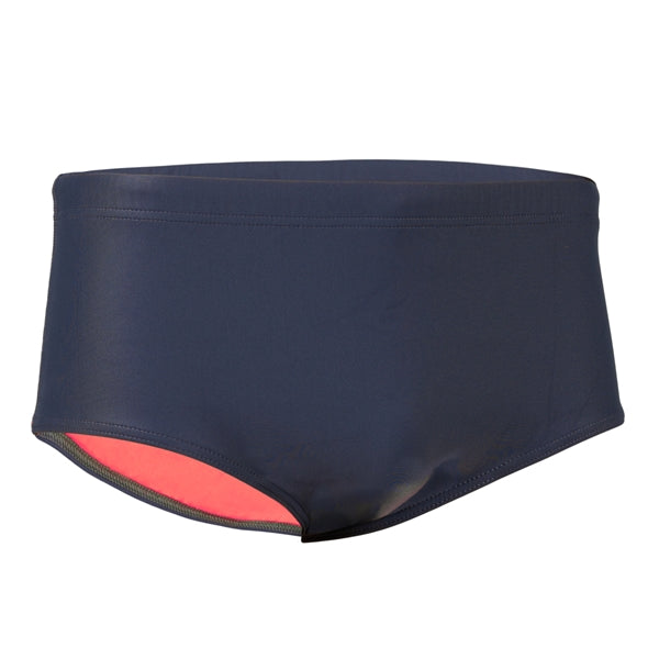 Essential Badehose Slip 14CM - Dunkelgrau / Koralle