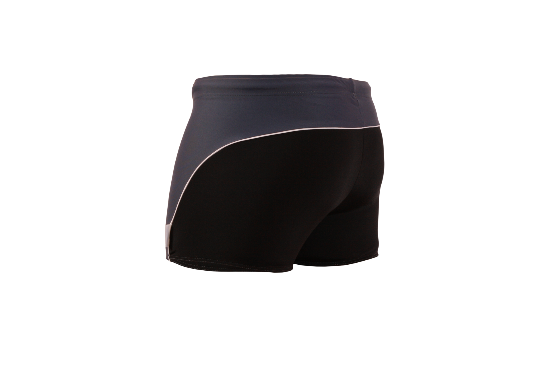 High-quality image of zwemboxer colourback zwart grijs