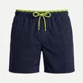 Zwemshort Lavos - Donkerblauw / Limegroen