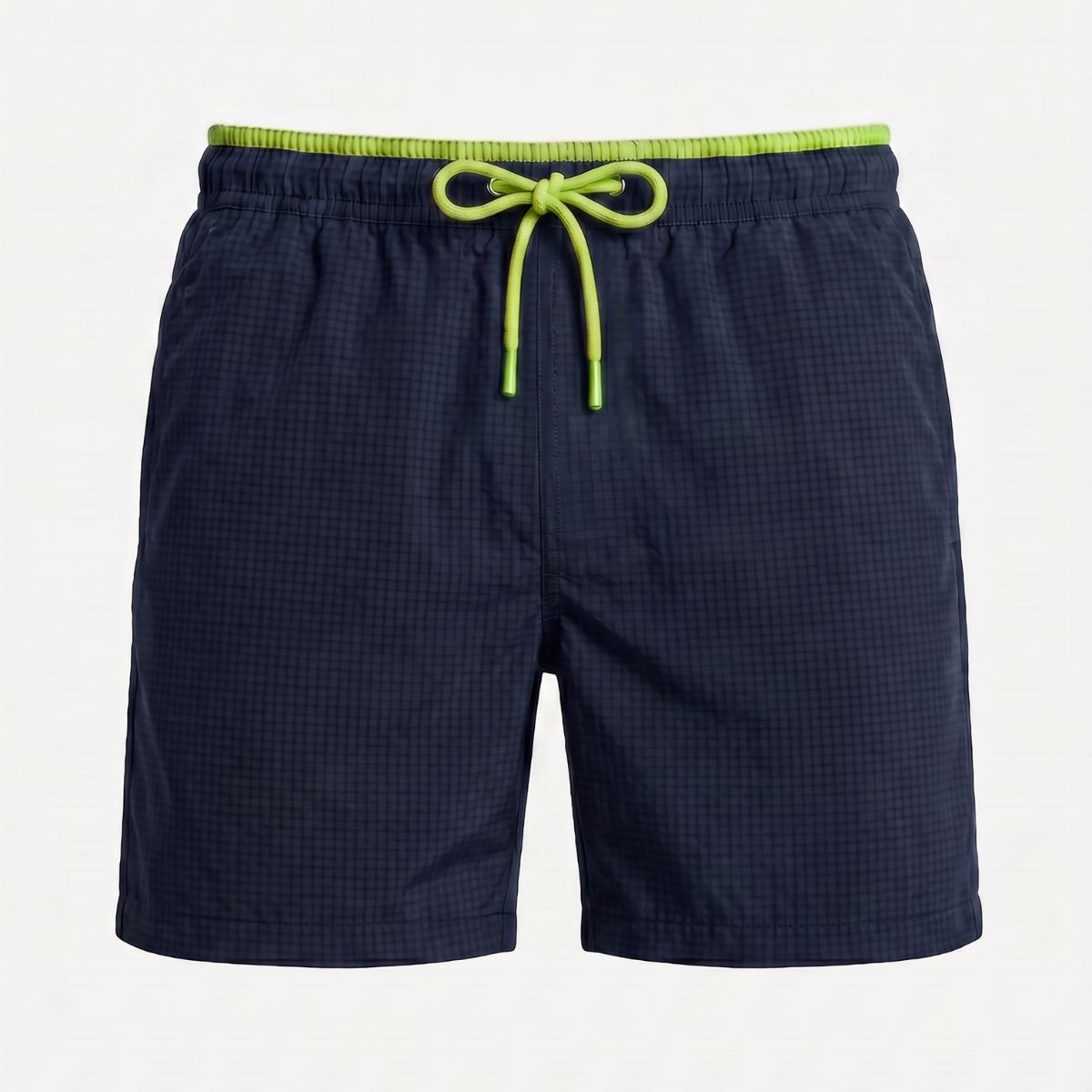 Zwemshort Lavos - Donkerblauw / Limegroen