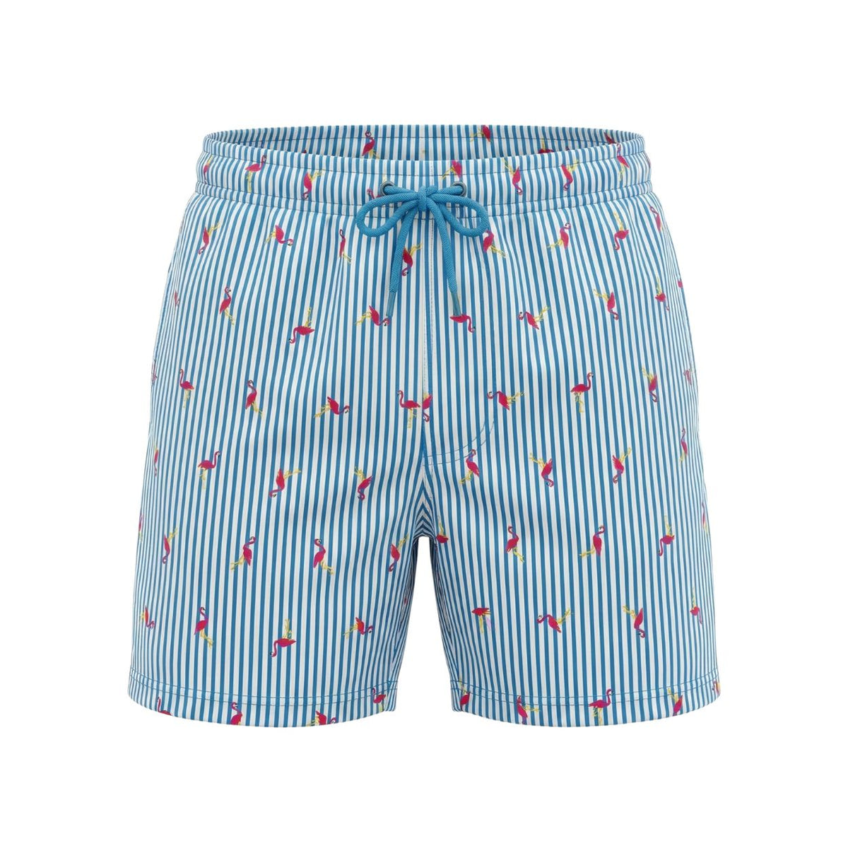 Badeshorts Key Largo - Hellblau/Weiß