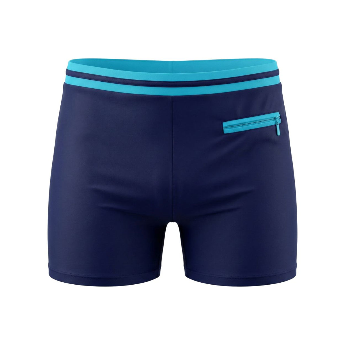 Badeboxer Portimão - Hellblau/Blau
